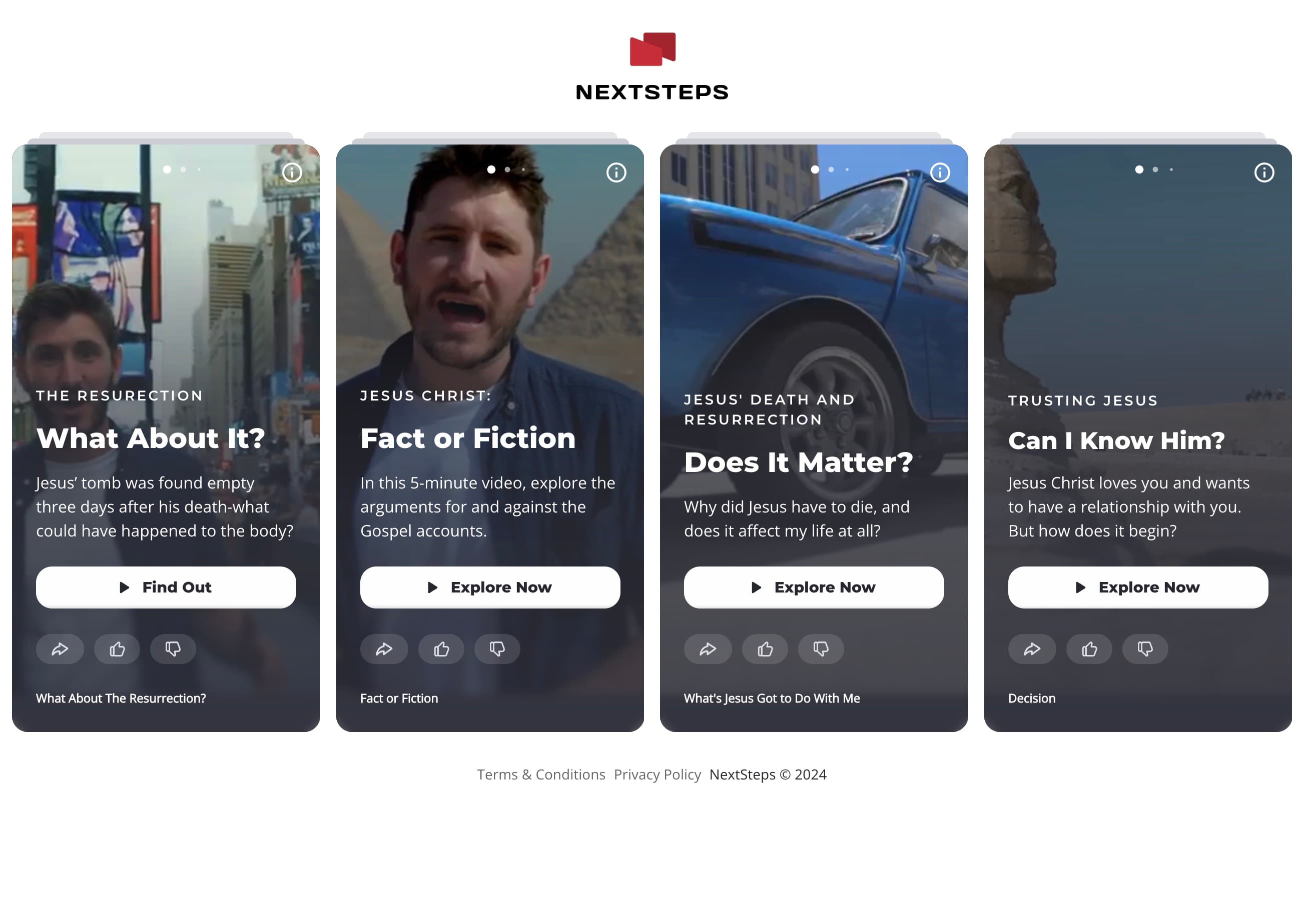 NextSteps screenshot