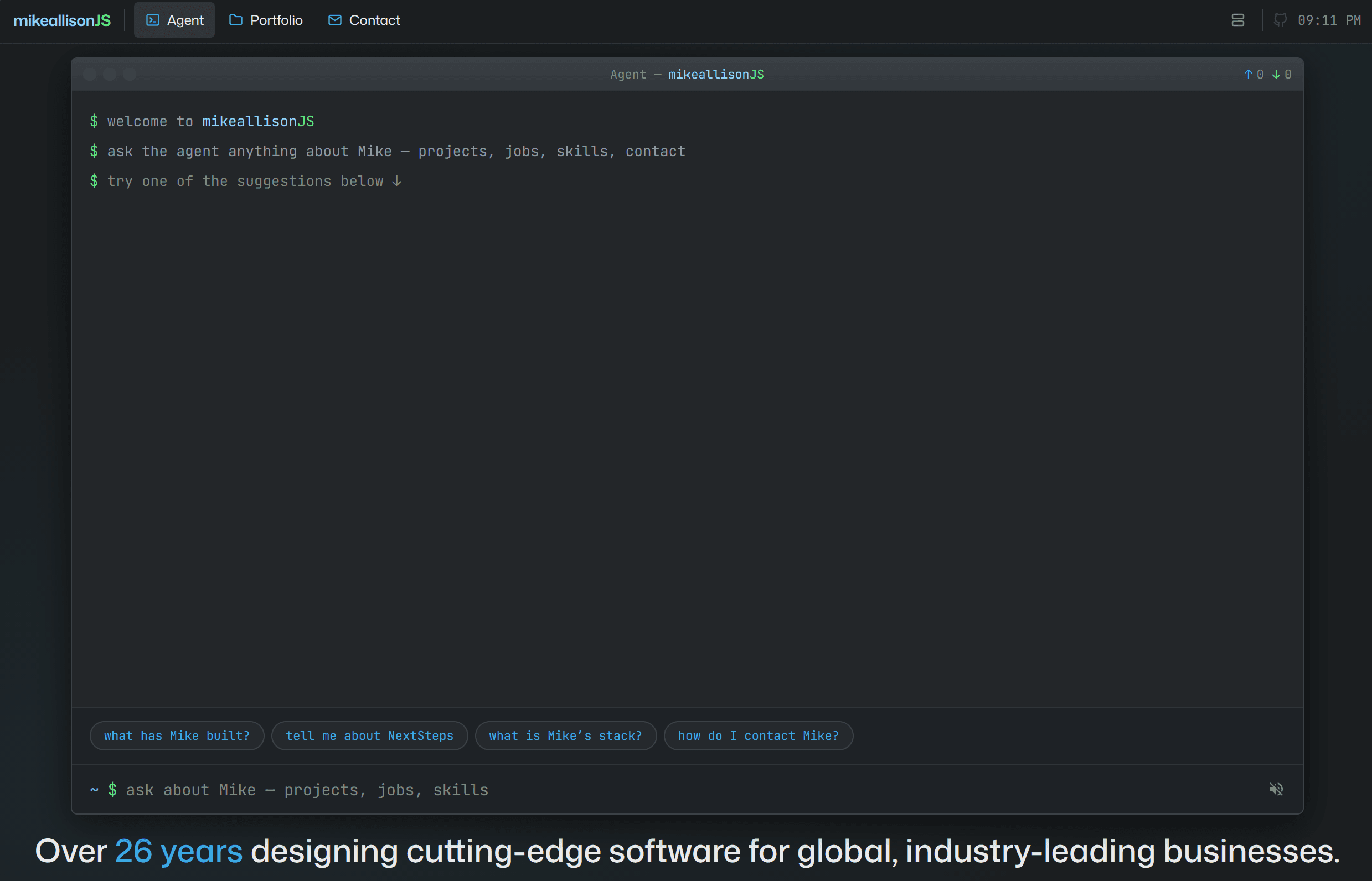 mikeallisonJS.com screenshot